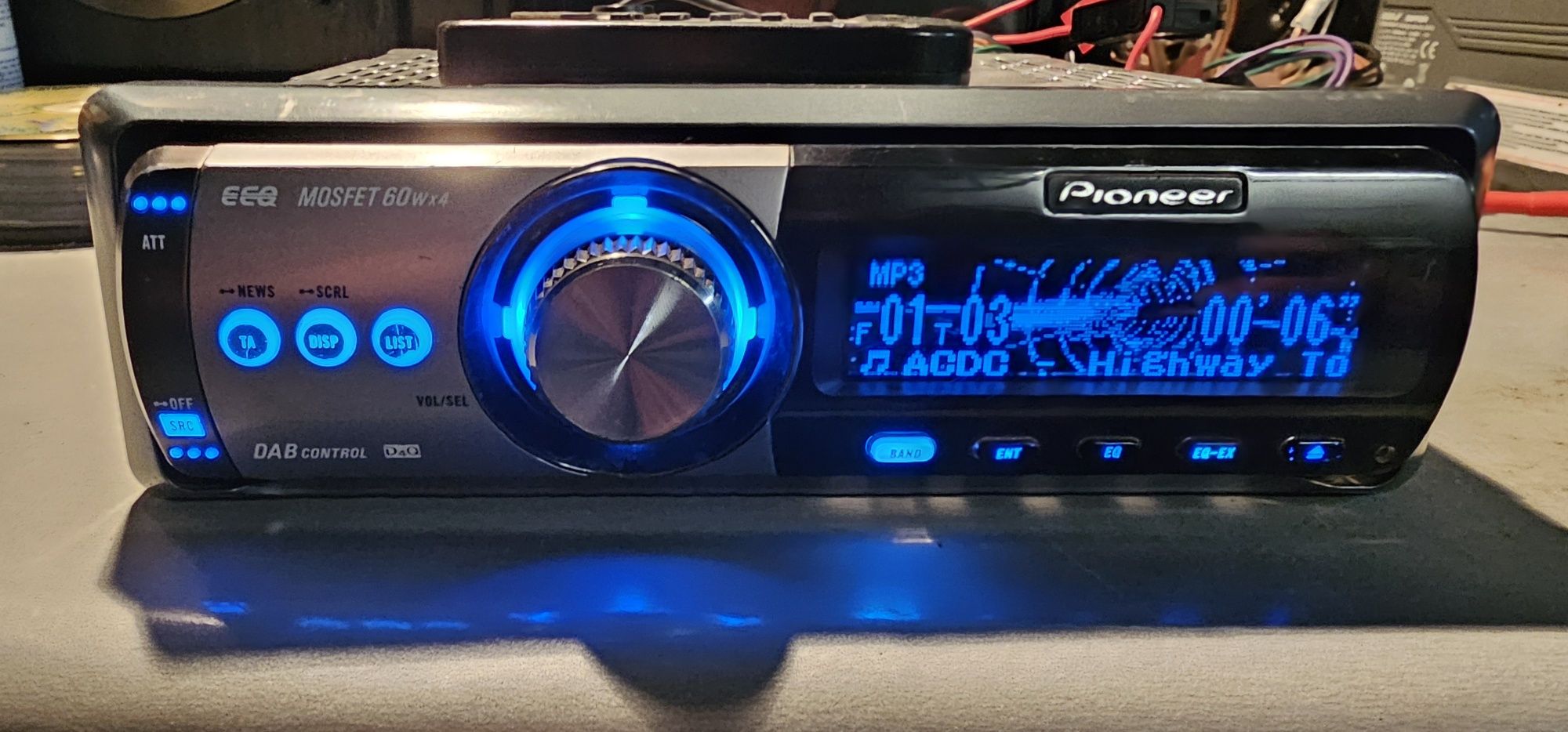 Pioneer deh-p80mp + moduł bluetooth Mega Moc 4x60 W