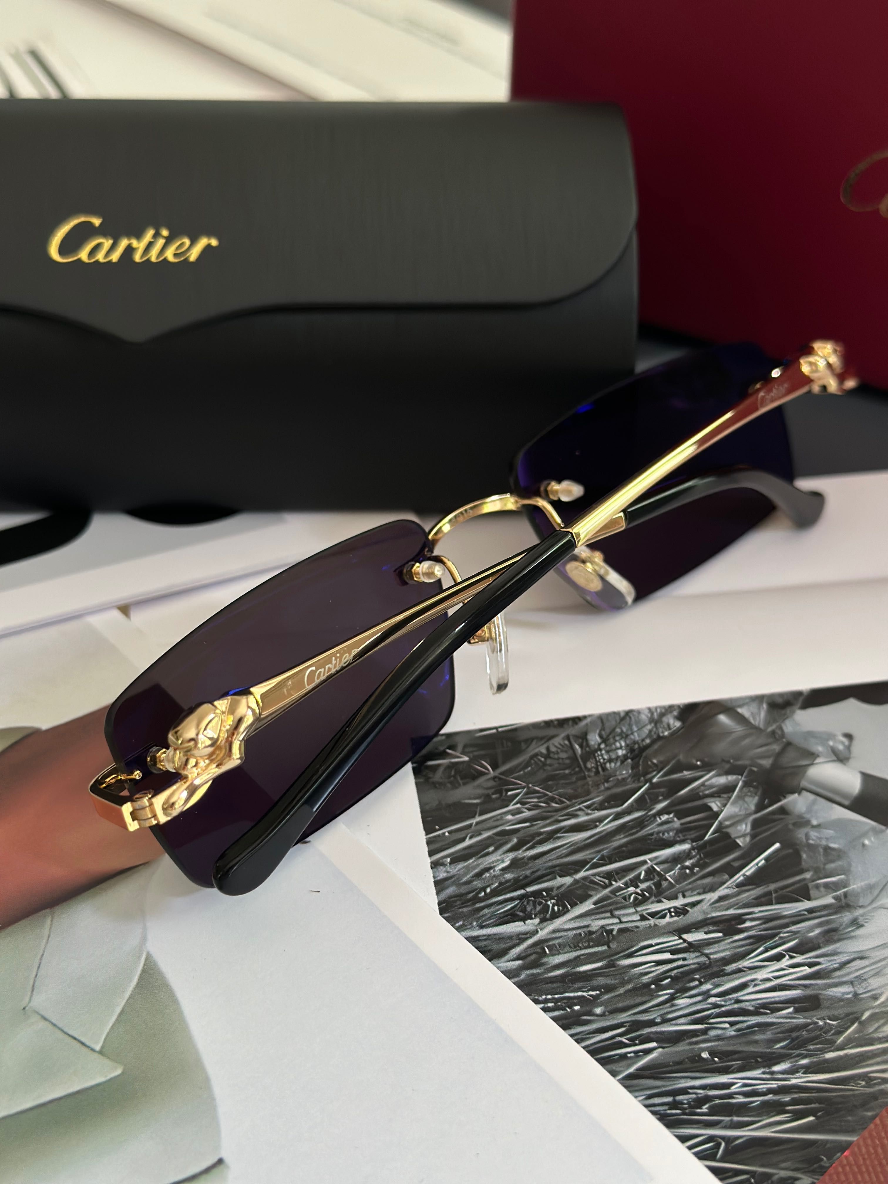 Okulary Cartier z pudełkiem