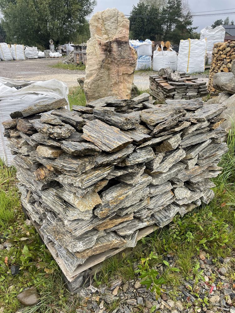 ŁUPEK DRZEWIASTY Naturalny Kamień do Akwarium Kryjówki dla Rybek Grys