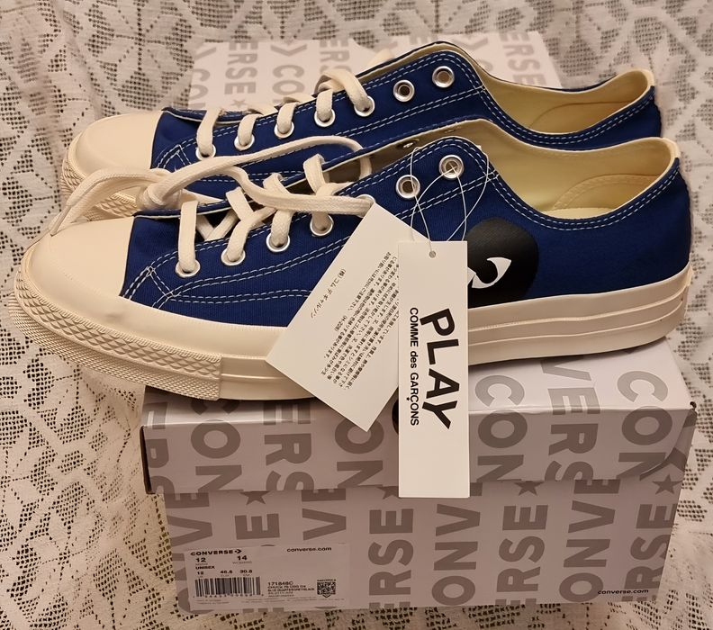 Comme Des Garçons Play Converse Blue Quartz Garcons buty trampki nike