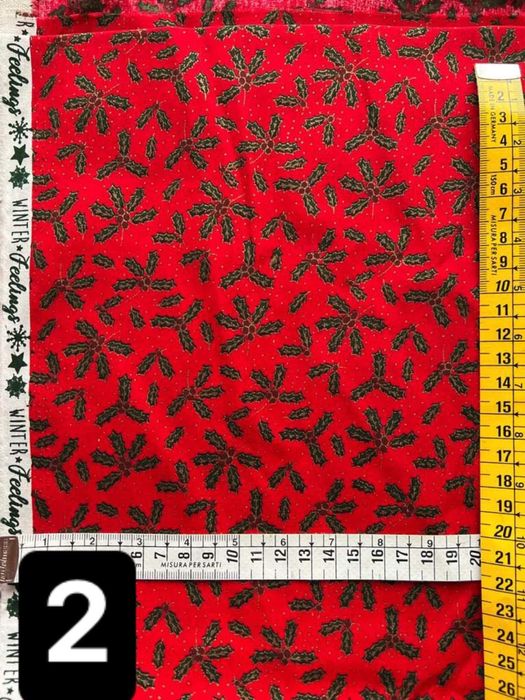 Tecidos Natal; 100% algodão; largura 1,40m; 5,90€/m de comprimento