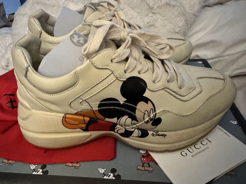 Gucci disney Mickey sneakers 39/40