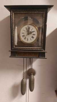 Zegar ścienny z biciem (drewniany mechanizm)