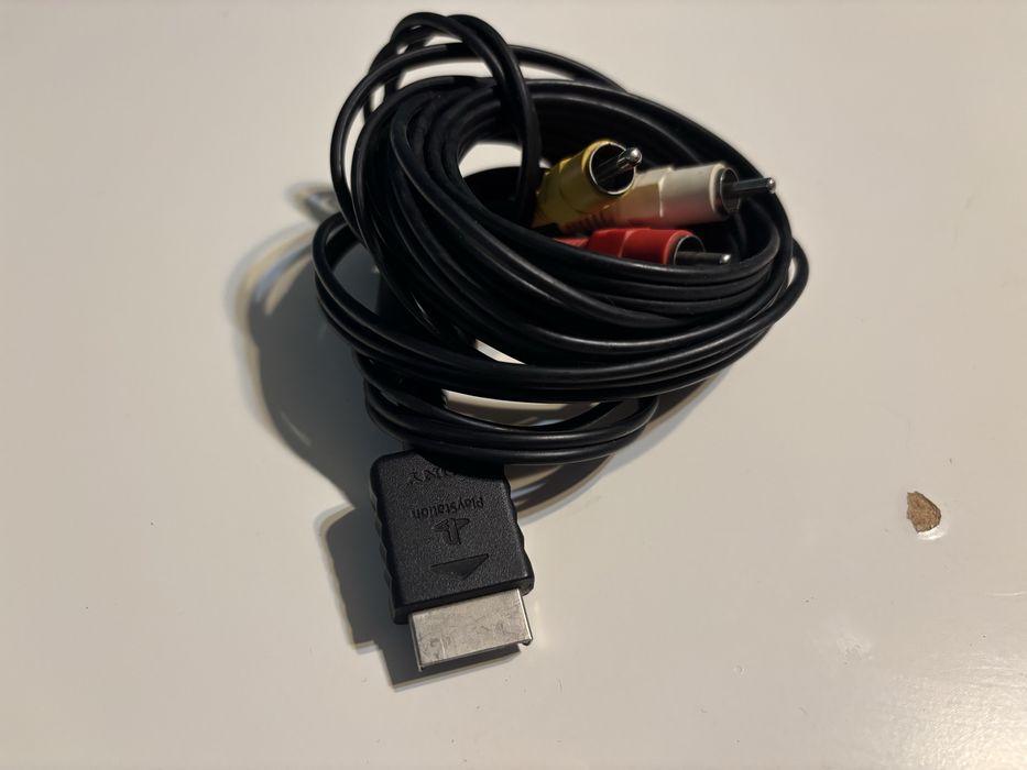 Kabel AV 3x CHINCH do PSX PS2 PS3 oryginalny