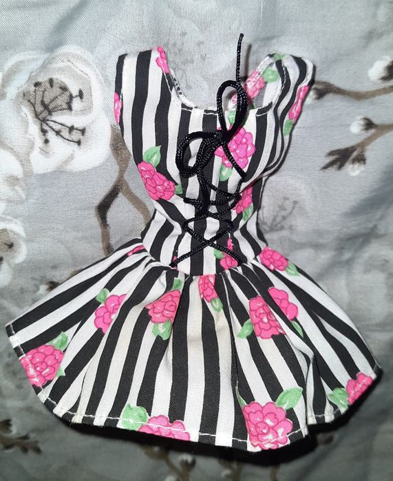 Barbie greeting card 1994 sukienka dla barbi