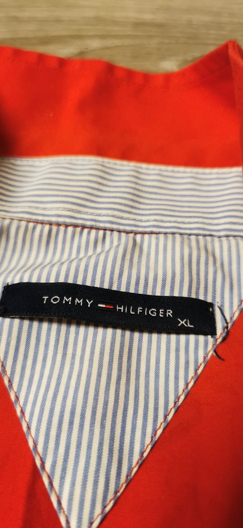 Koszula Tommy Hilfiger czerwona XL