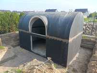 Piwnica betonowa ogrodowa ziemianka betonB30W8 schody tunel solidna