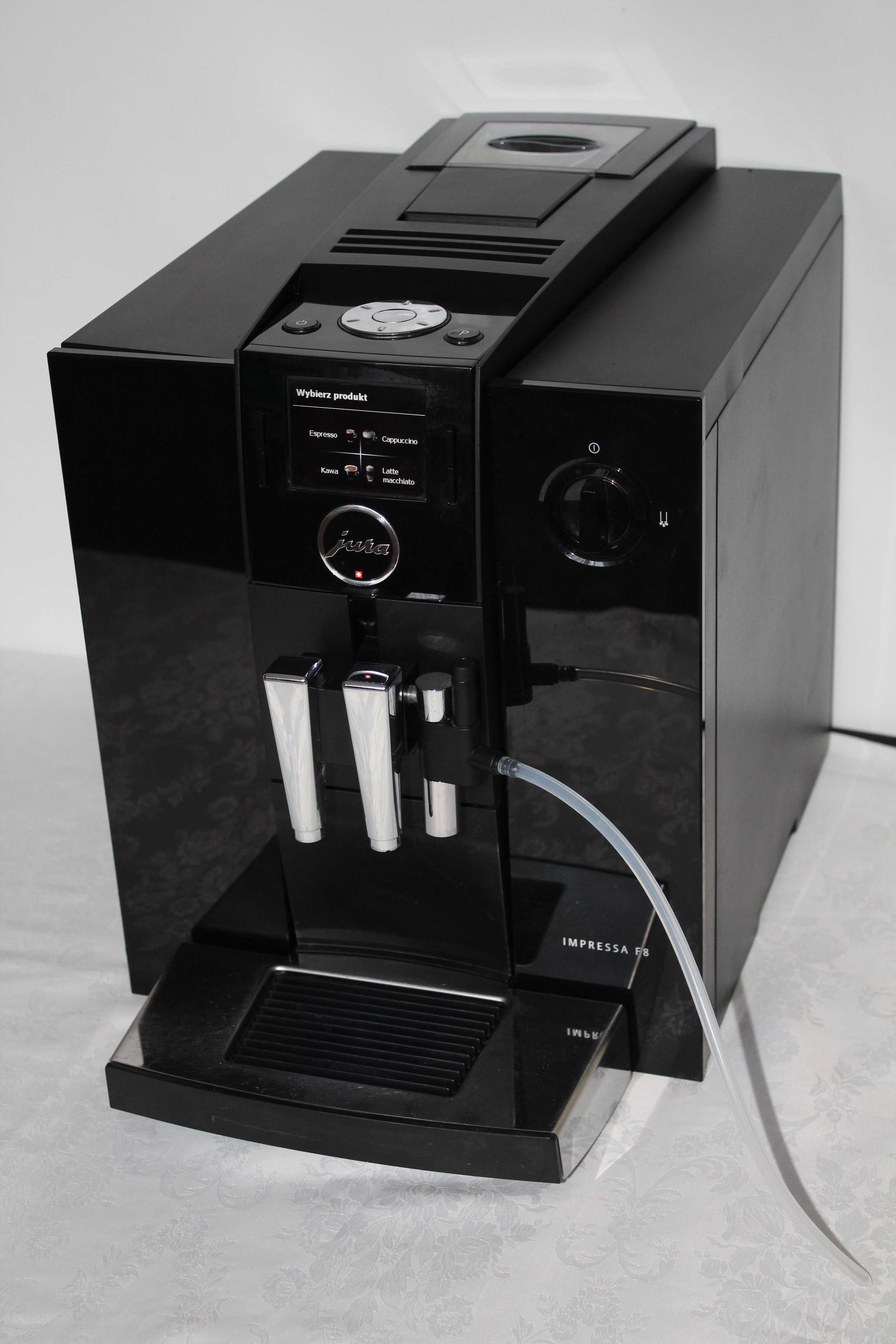 NAJNOWSZY MODEL ekspres JURA F8  lcd menu pl gwarancja 60 dni