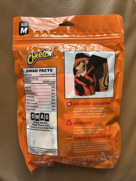 Bokserki majtki męskie cheetos flamin hot z USA