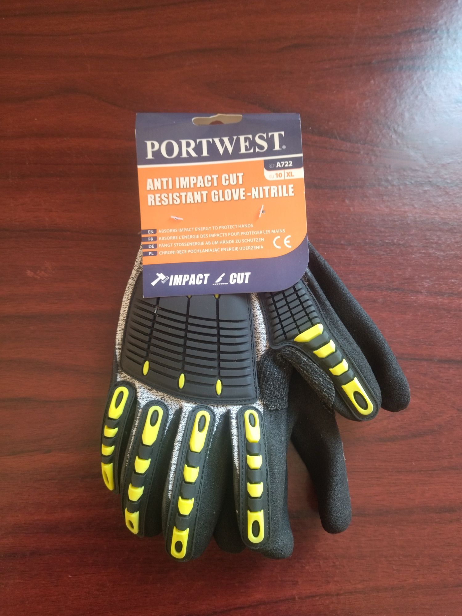 Перчатки противоударные Portwest A722
