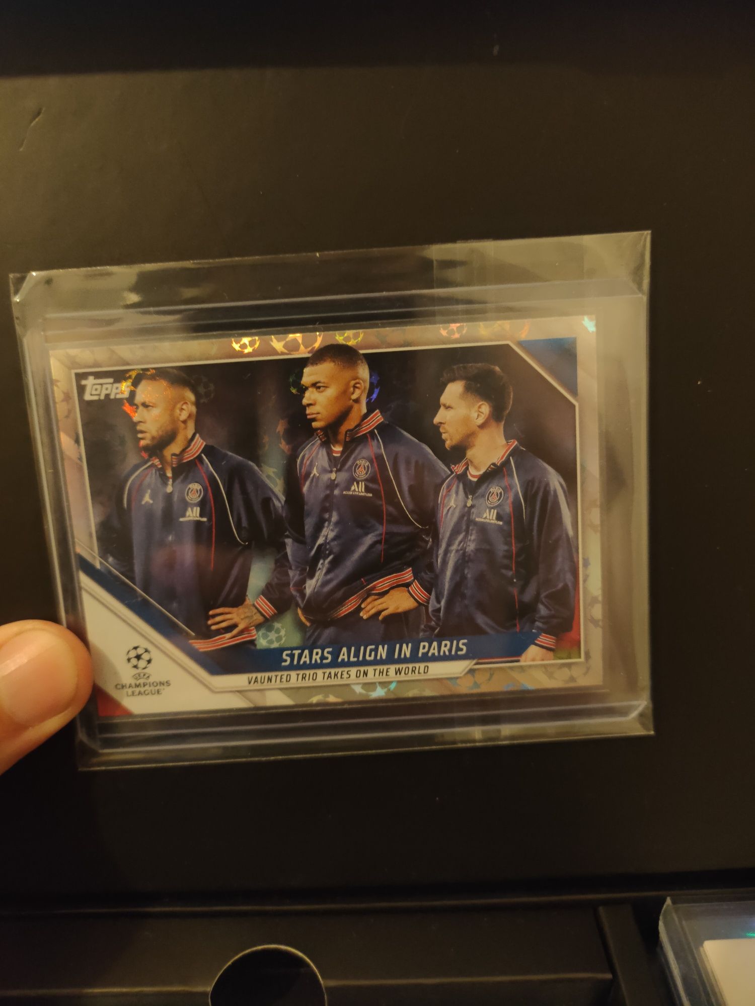 Card topps Messi,Neymar,mbappe