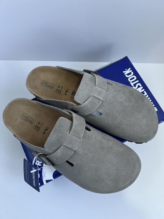Шкіряні биркеншток шльопанці сабо клоги Birkenstock boston