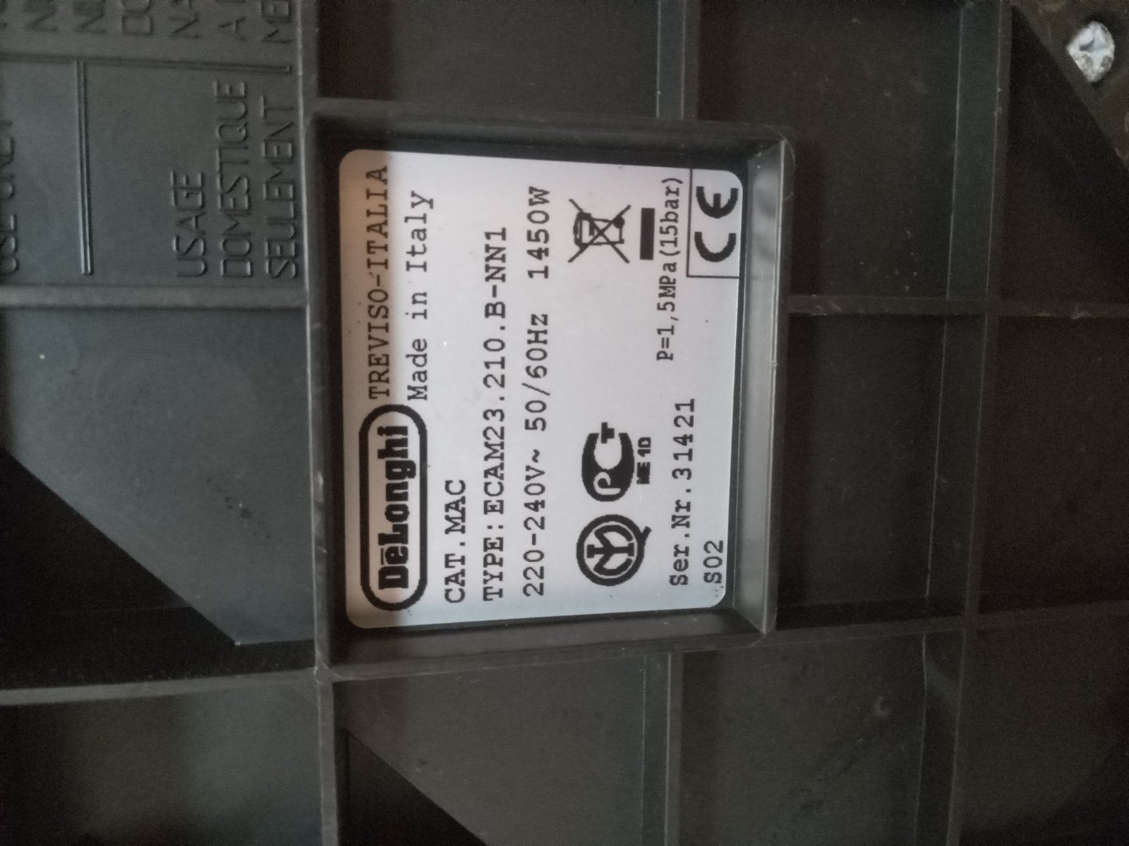 Кофемашина Delonghi