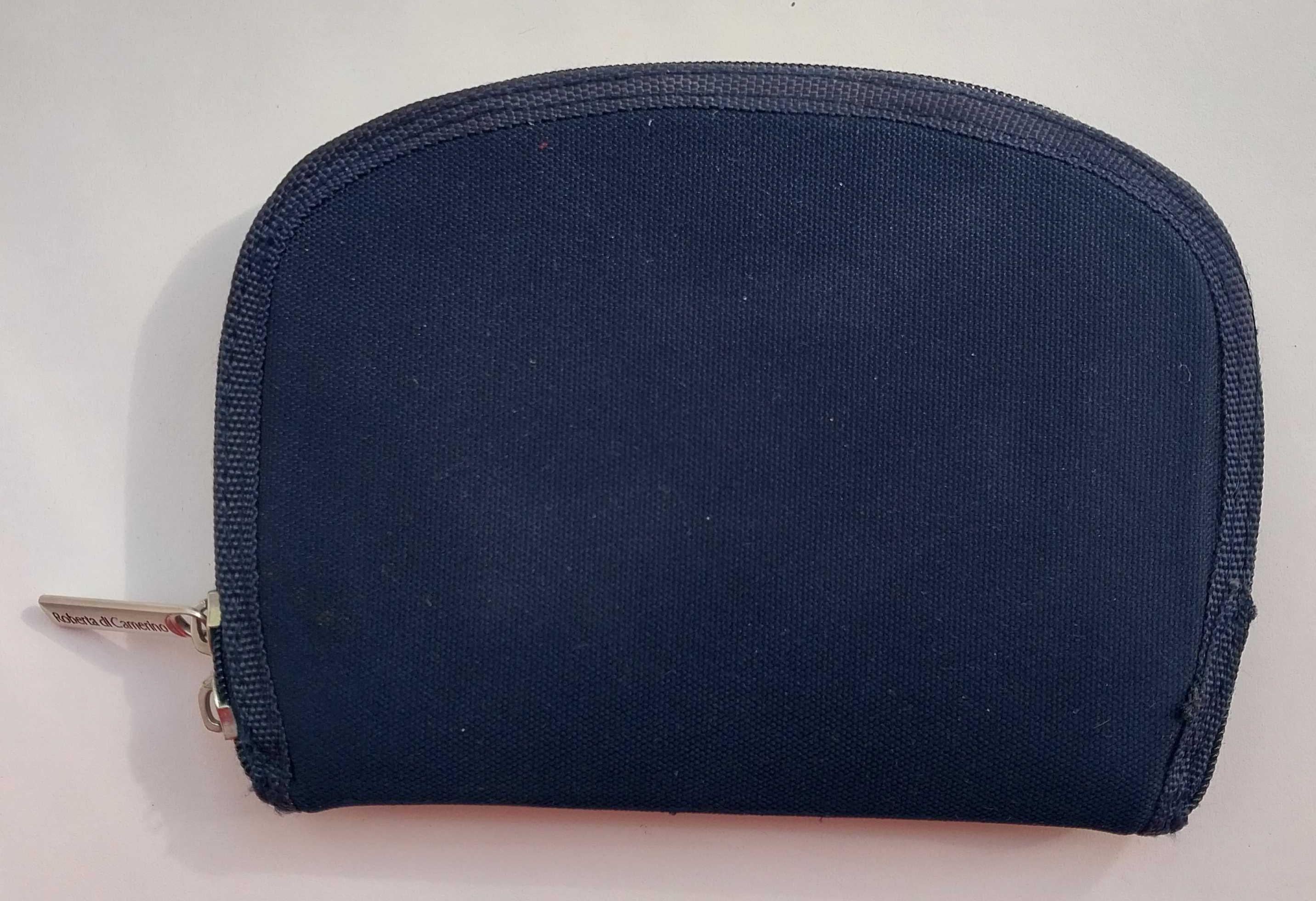 Roberta di Camerino Италия сумочка барсетка с замком-молнией синяя
