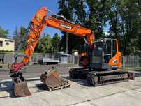 Doosan Koparka Gąsienicowa DX140 LCR-5  | 3100 Mth | 3 x łamane ramię | Dwie łyżki | Pompa paliwa |