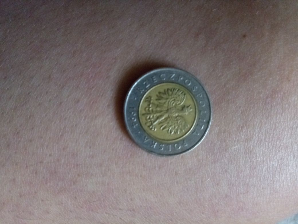 Moneta 5zl z 1994 roku