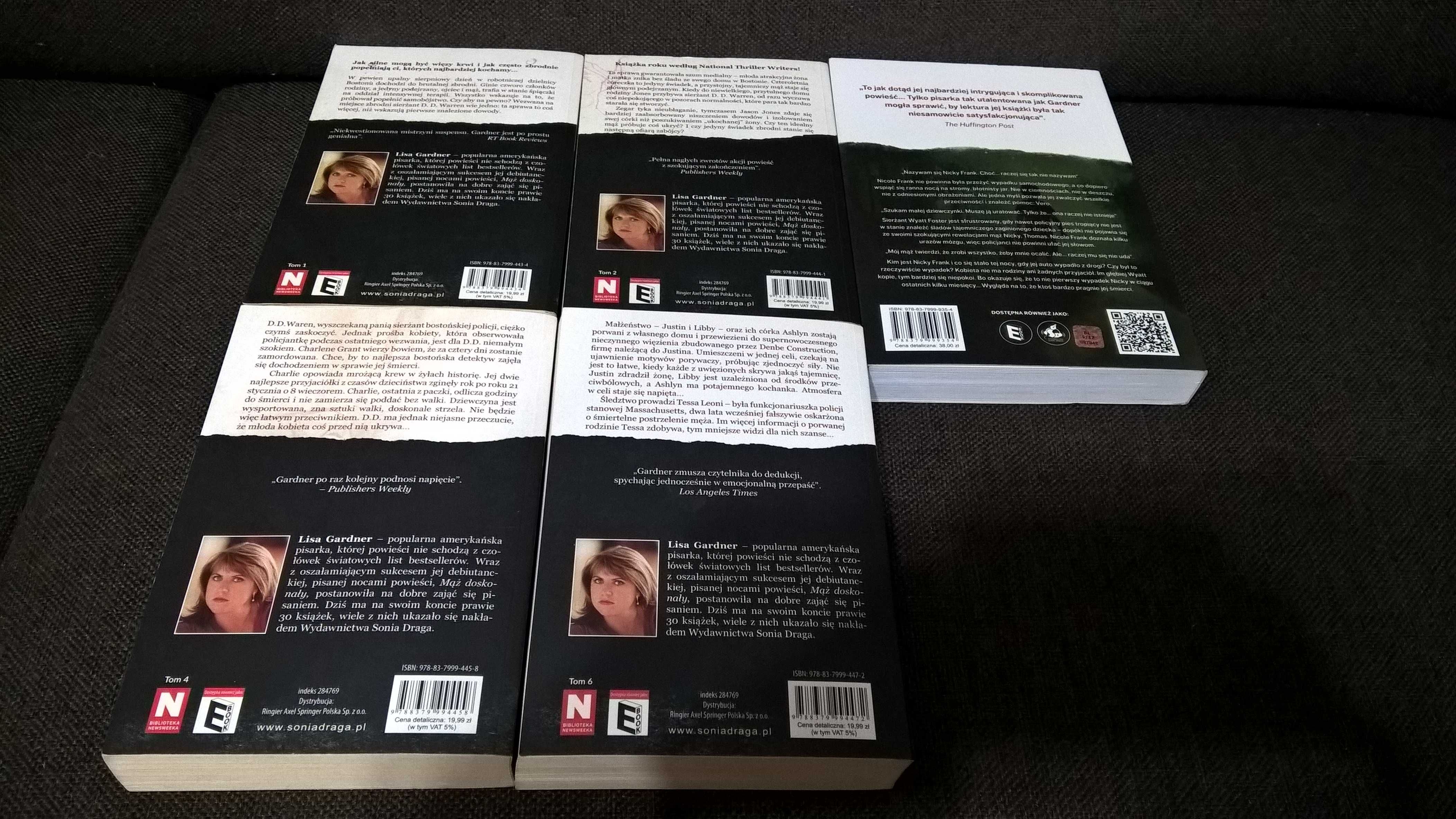 Lisa Gardner: Dziecięce koszmary, Sąsiad, Dom dla lalek, Złap mnie,
