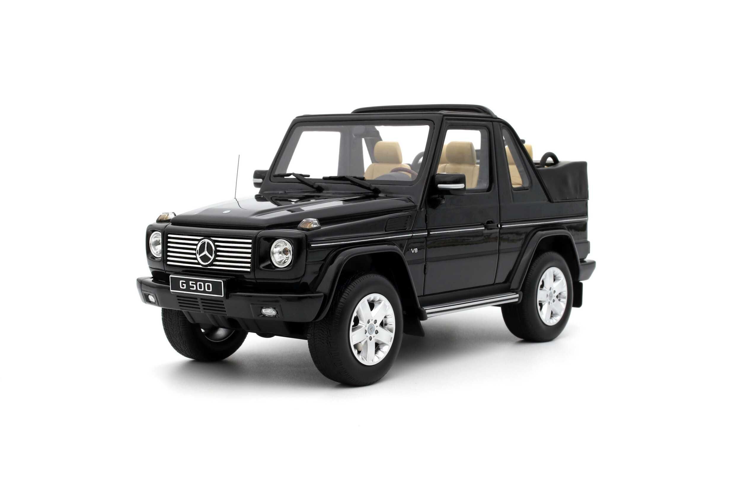 Mercedes-Benz G500 Convertible Obsidian Black Otto 1:18