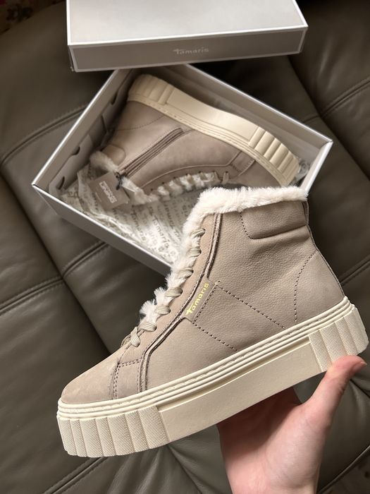 Женские зимние ботинки, сапоги, Tamaris,Ecco,Geox , 38(24.5)