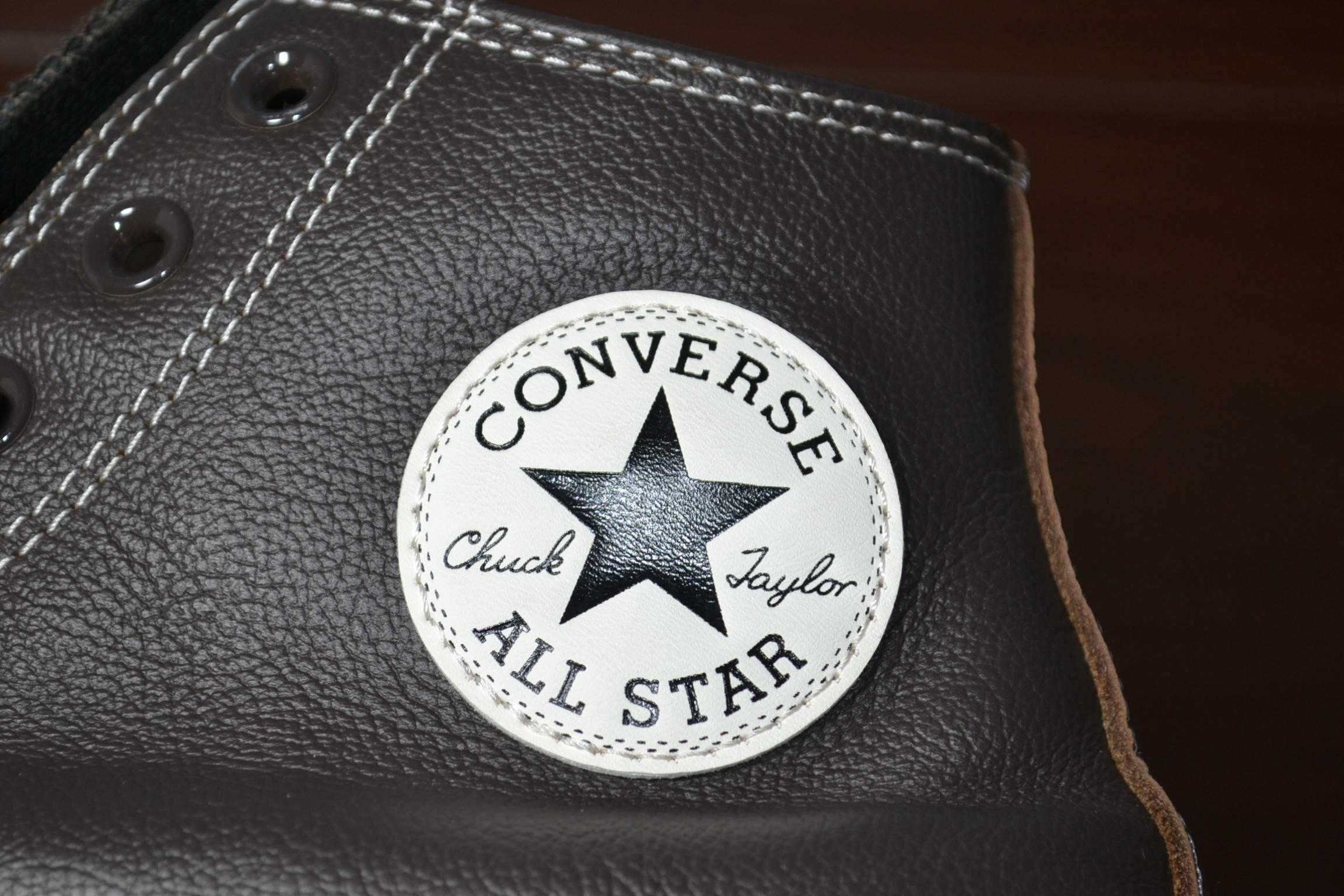 Converse ctas 42.5р кеды кроссовки сникерсы хайтопы кожаные