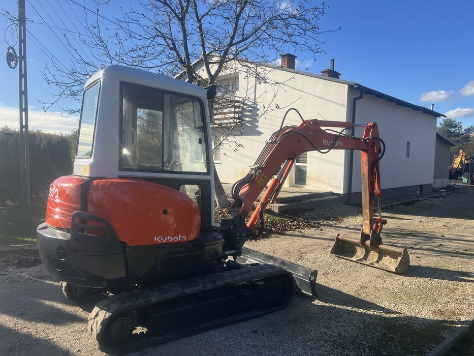 Minikoparka koparka kubota kx101 komatsu LONG 3.6 tony 3 yanmar