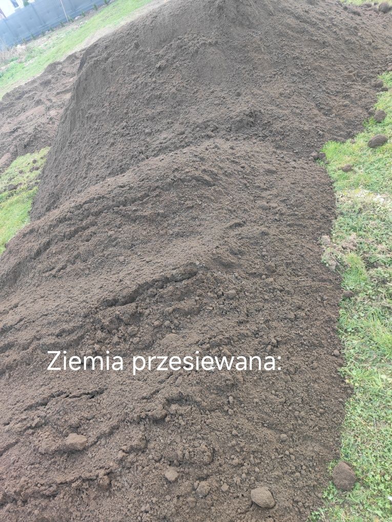 Wyburzenia roboty ziemne transport kruszywa ziemia wynajem pod koparki