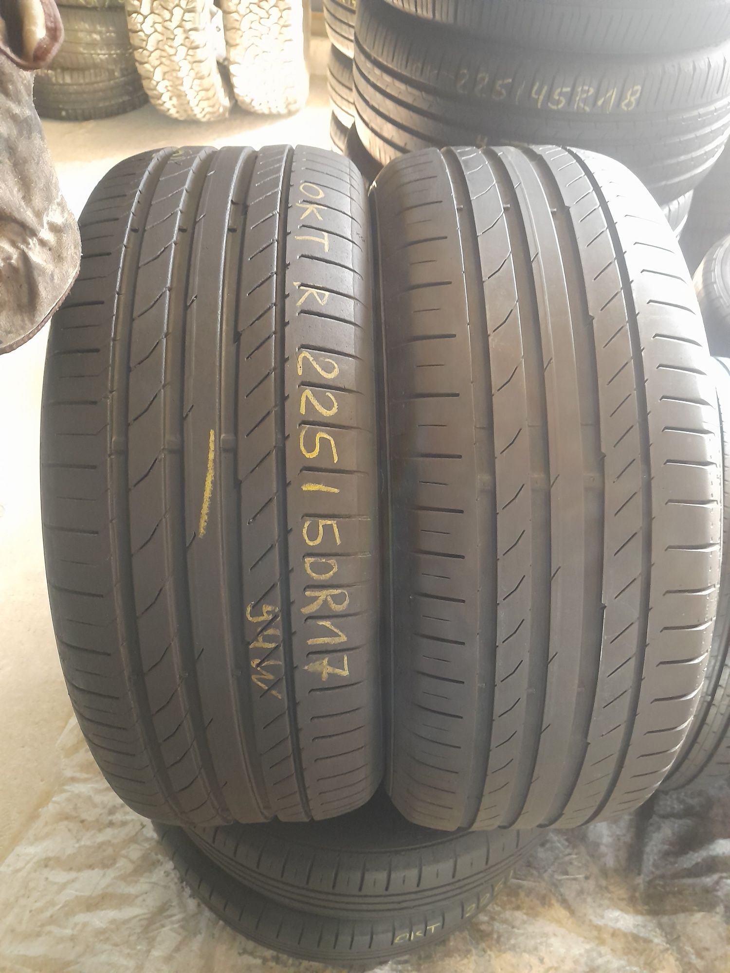 225/50 R17 - CONTINENTAL - Conti Sport Contact 5, (Автошини б\у) Склад