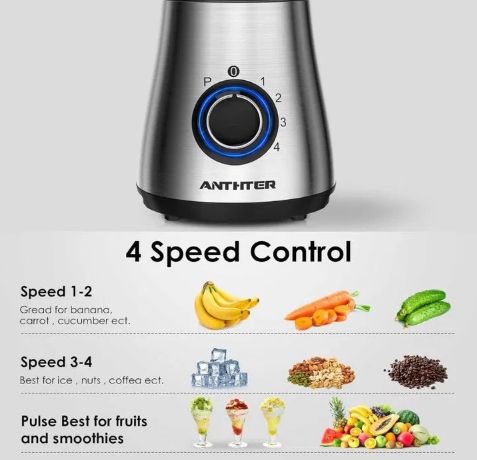Anthter CY-212 Profesjonalny blender, 220 V, 1000W Mikser stojący