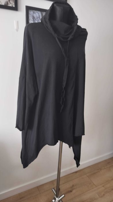 Włoska bluza damska 50 kardigan narzutka oversize rozmiar uniwersalny