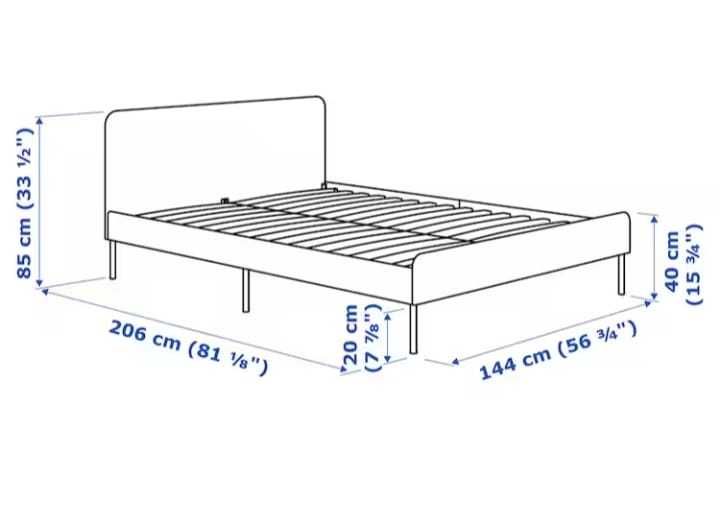 Cama com estrado do IKEA