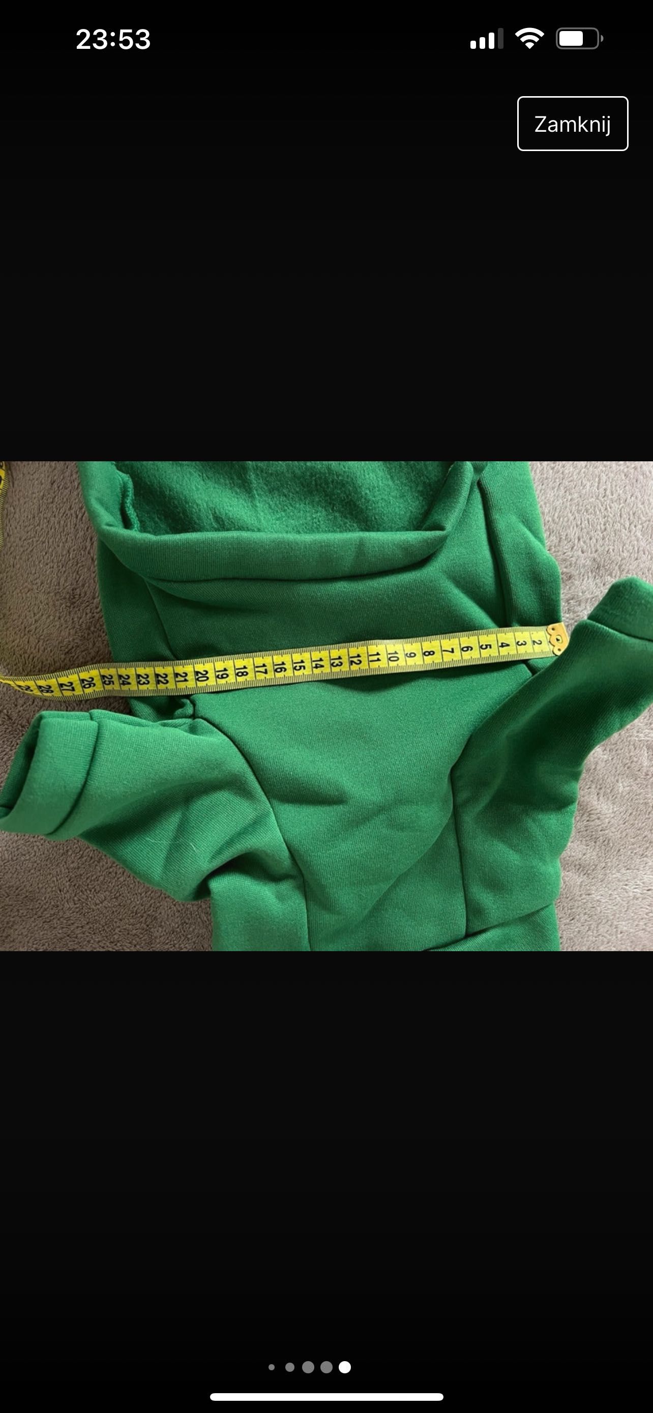 Nowa bluza dla psa żaba przebranie kostium ubranko na zimę L