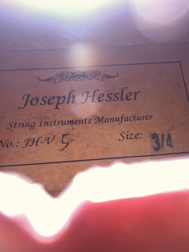 skrzypce joseph hessler
