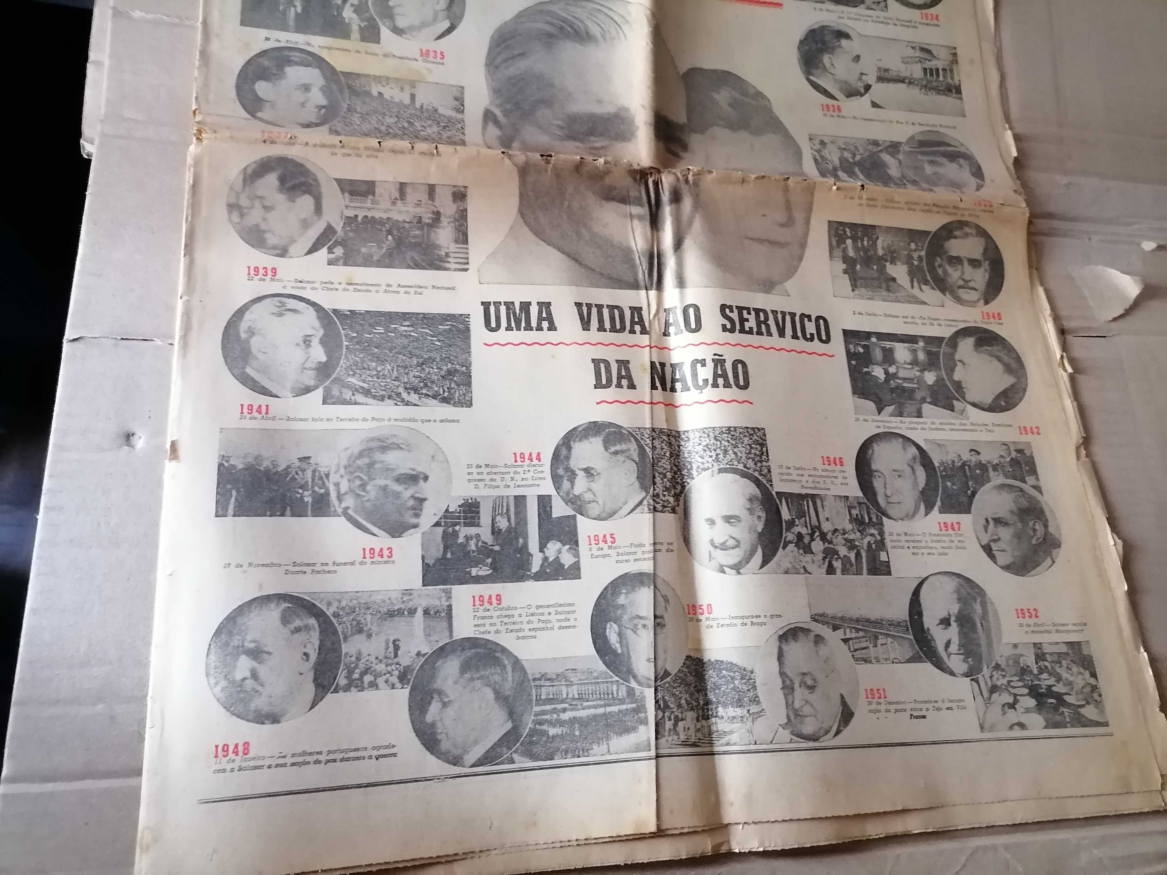 Dr. OLIVEIRA SALAZAR -25 Anos Ao Serviço da Nação 1953 Diário Notícias