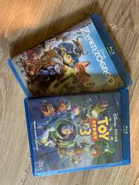 2 bajki blu ray Toy story 3 i Zwierzogród cd