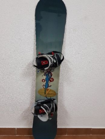 Snowboard rossignol 156 + fixações Rossignol HC500 + capa
