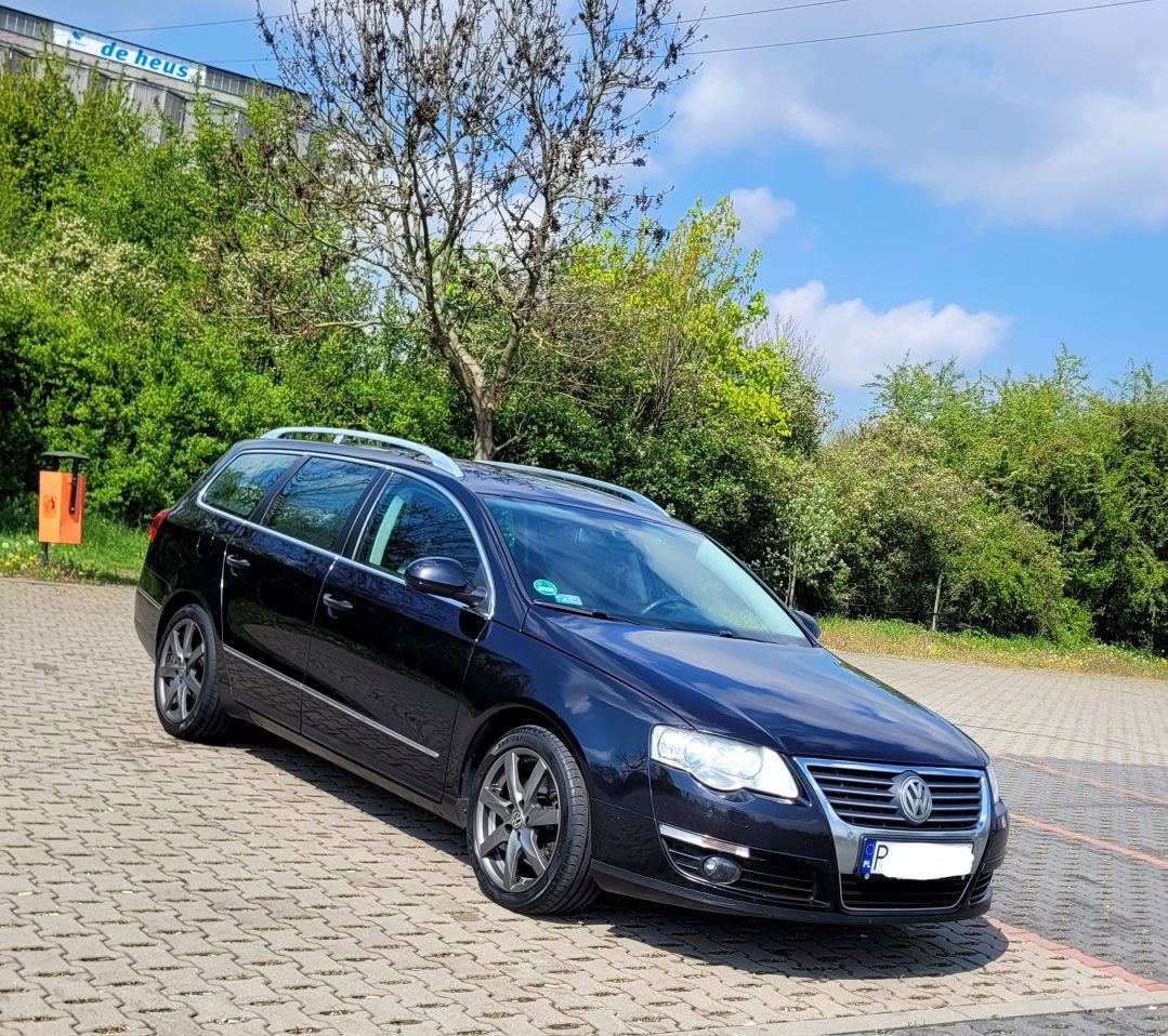 VW Passat B6 2.0 TDi Highline Ksenony Navi Skóry Foteliki El. Klapa