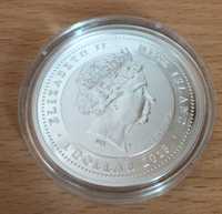 1 Долар / Срібло 925 проби з тамподруком/Монета Королева Єлизавета II