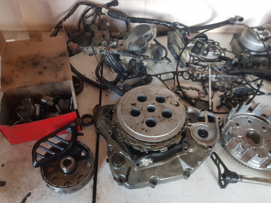 Kawasaki kxf250 Kartery glowica kola lagi  Części