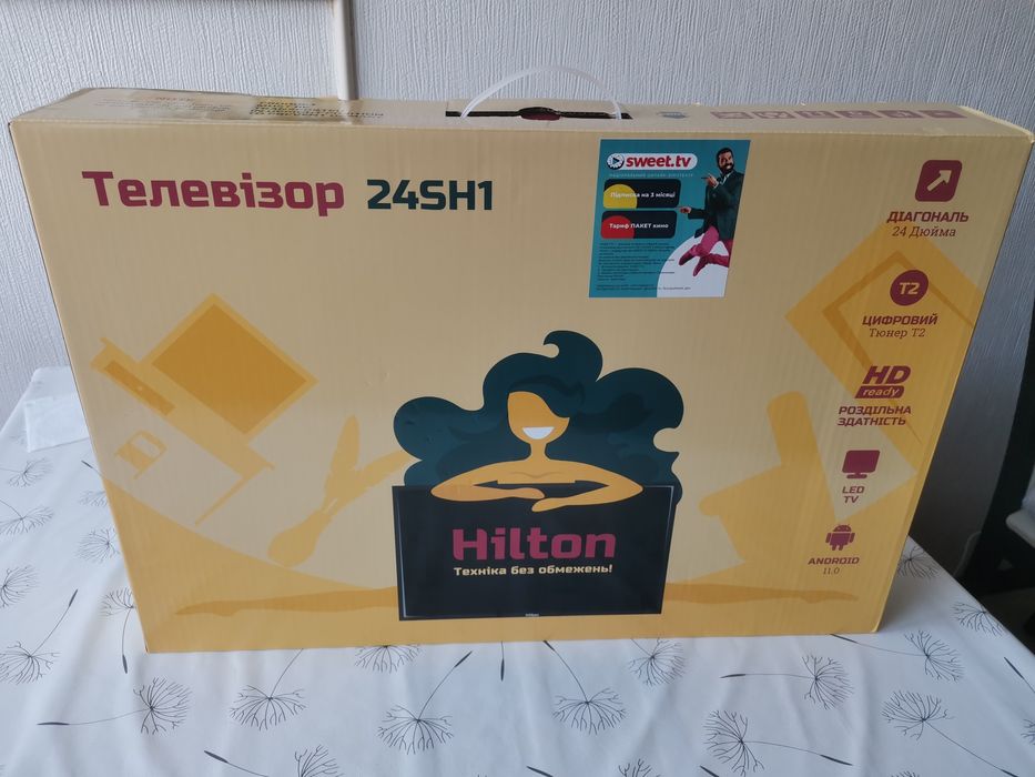 Телевизор Hilton 24SH1, Smart TV