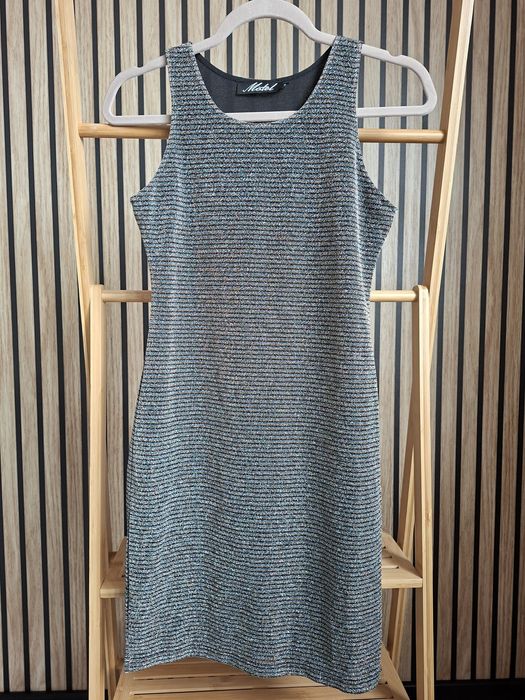 Sukienka mini błyszcząca Andrzejki/Sylwester