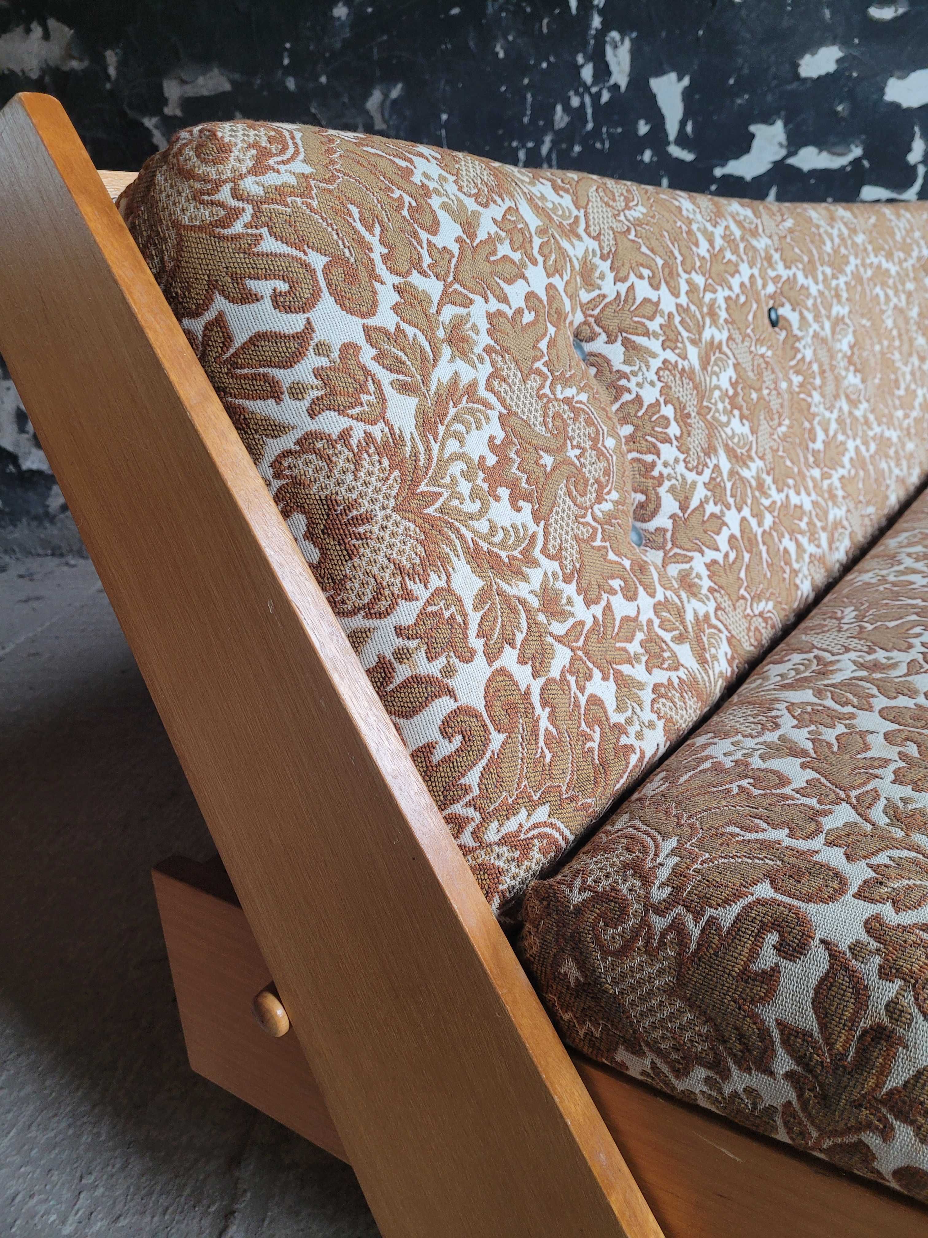 Sofa vintage Unikat Czechoslowacja lata 60 design prl