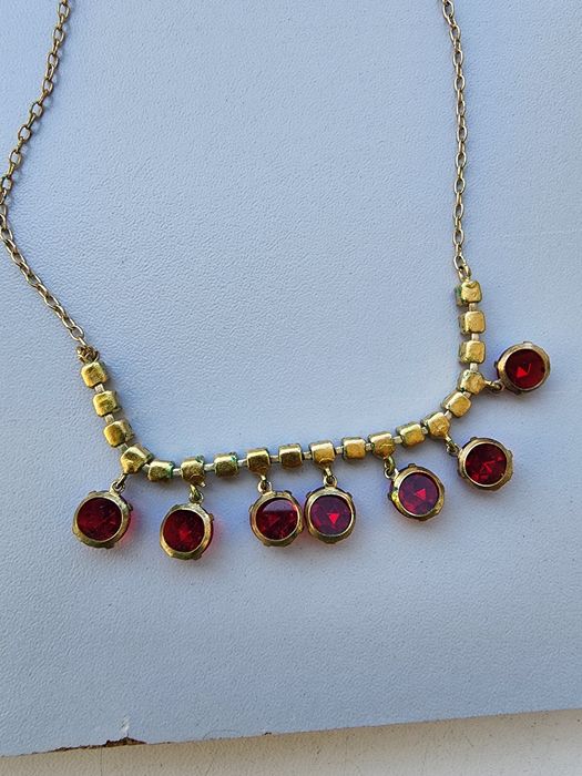 Кольє Чехословачинна позолота намисто срср/ колье Чехословакия ссср