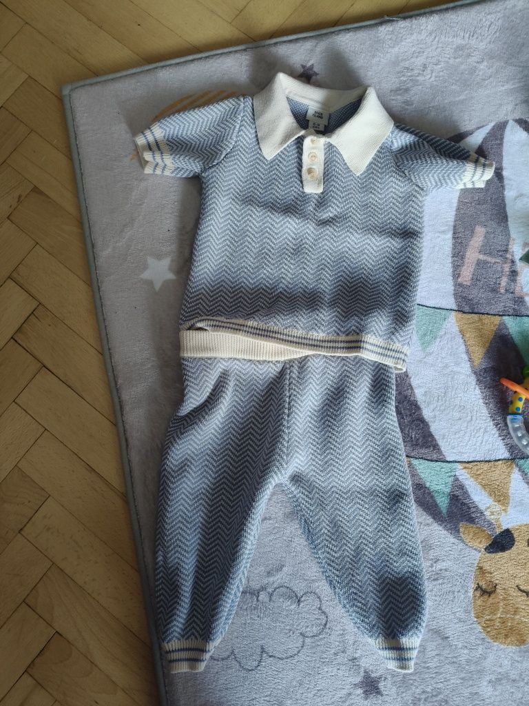 Komplet River Island 6-9M 74cm Dzianina