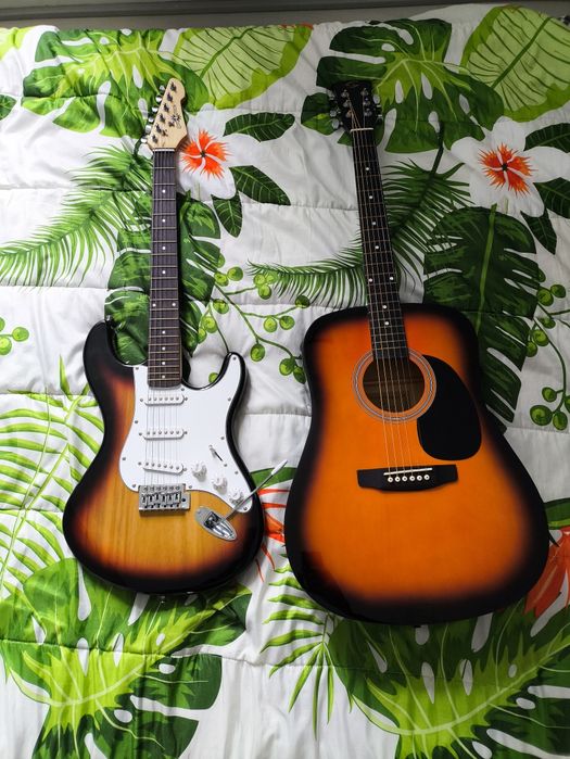 Guitarra + Violão + Caixa de som