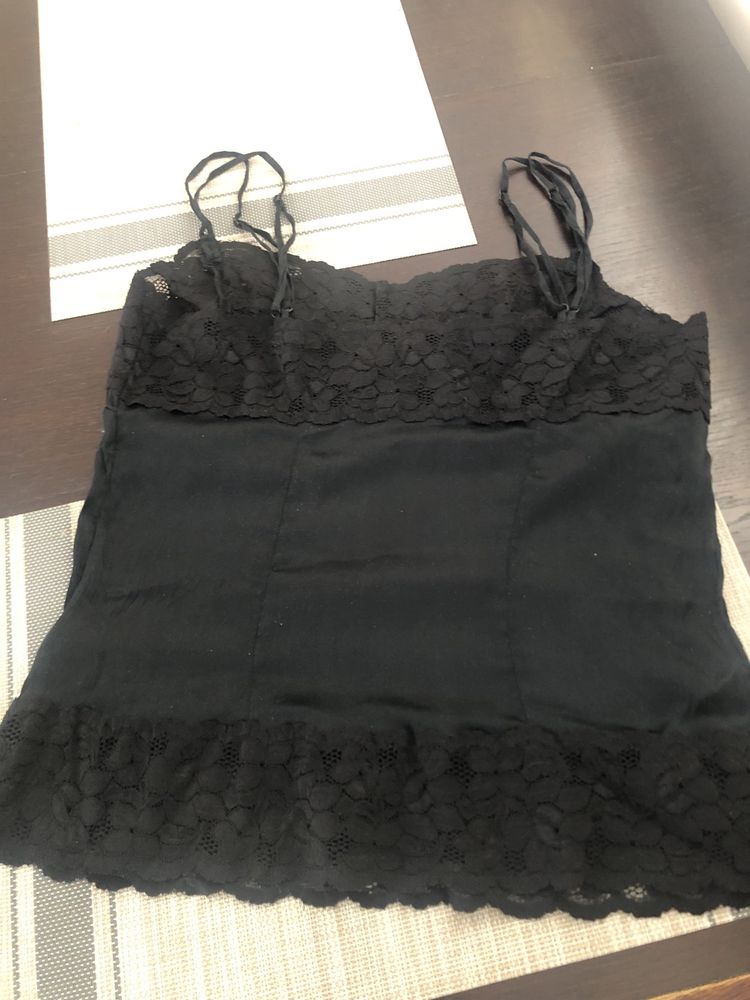 Top bluzka H&M czarny S 36