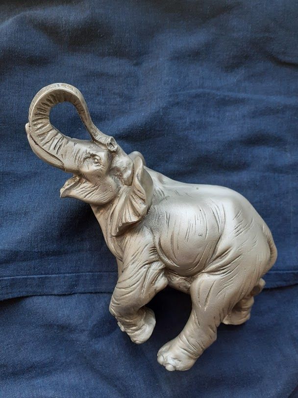 Мраморный слон слоник мрамор статуэтка фигурка раритет