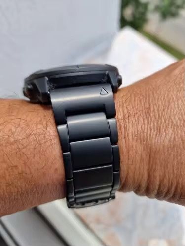 Титановий ремінець на годинники Garmin QuickFit на розмір 26mm 22mm