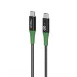 Kabel MicroConnect Smart Charge USB-C do USB-C 2 m czarny/zielony
