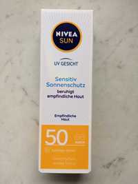 NIVEA SUN Krem dla skóry wrażliwej z filtrem SPF 50 NOWY
