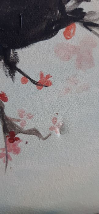 Obraz na płótnie Japońska Kwitnąca Wiśnia Sakura Gałąź 100 x 50 cm